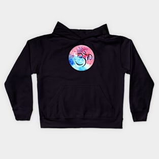 Om in Wall Kids Hoodie